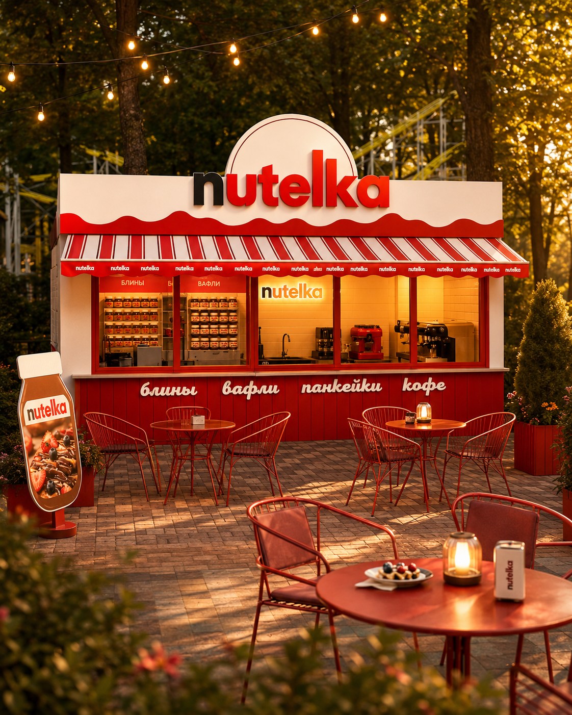 Фирменный киоск Nutelka в Ставрополе